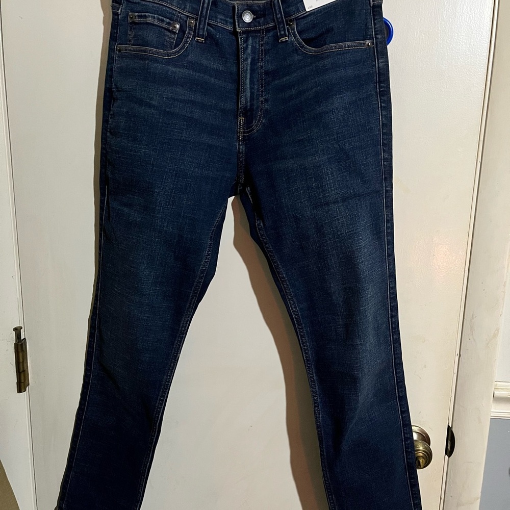 Dark Blue Denim Jeans